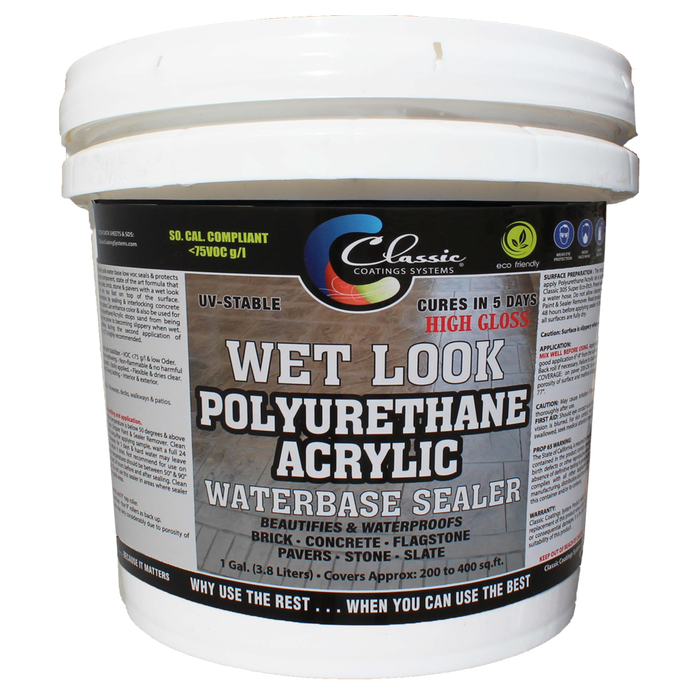 CW428 Wet Look Polyurethane Acrylic Sealer 5 Gallon