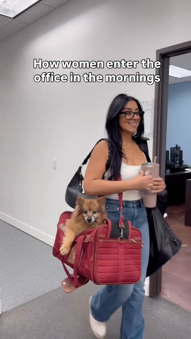 Clocking in or moving in? 😂☕️